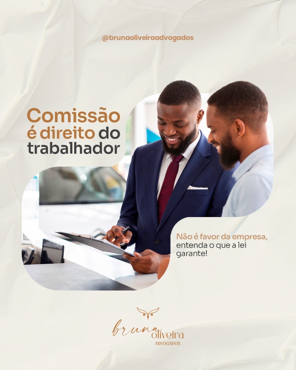 Instagram post from brunaoliveiraadvogados. This post is in position 1.