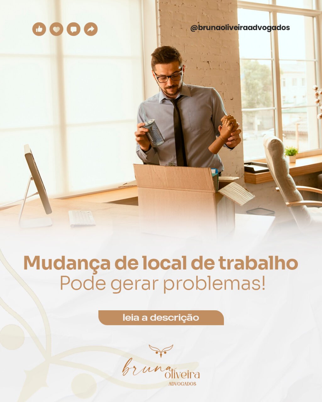 Instagram post from brunaoliveiraadvogados. This post is in position 2.