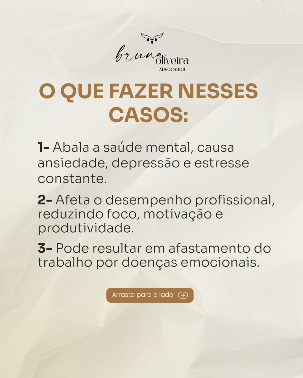 Instagram post from brunaoliveiraadvogados. This post is in position 2.